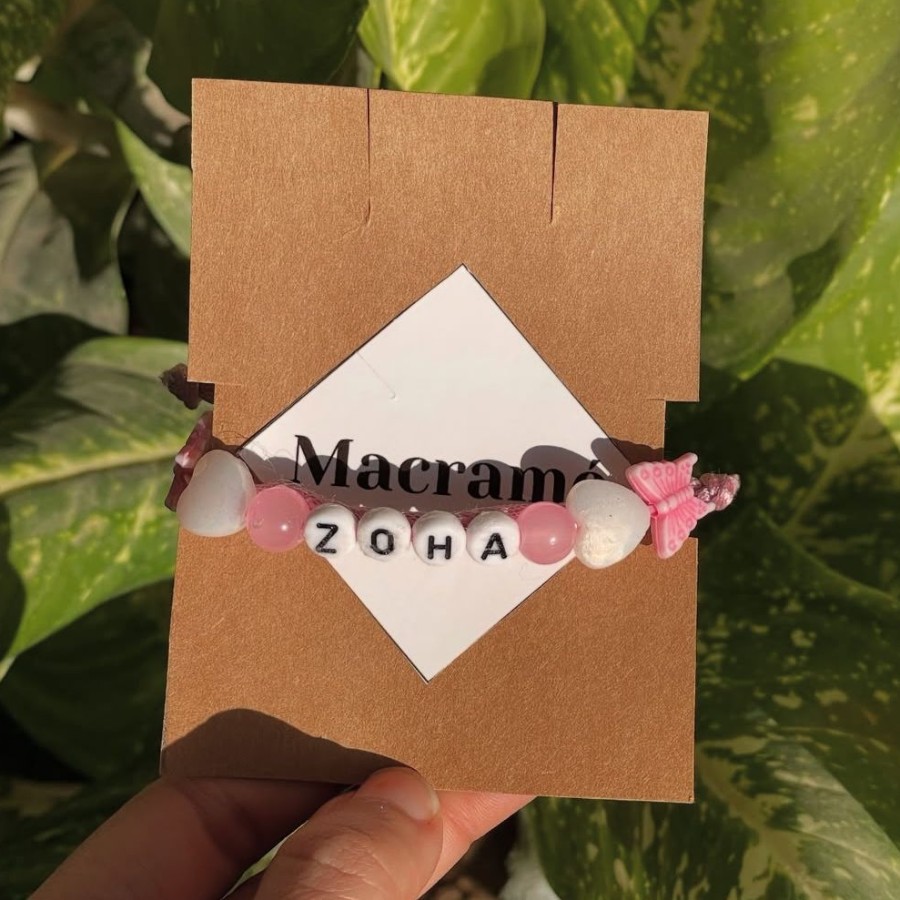 Little Star - Macramé Name Bracelet