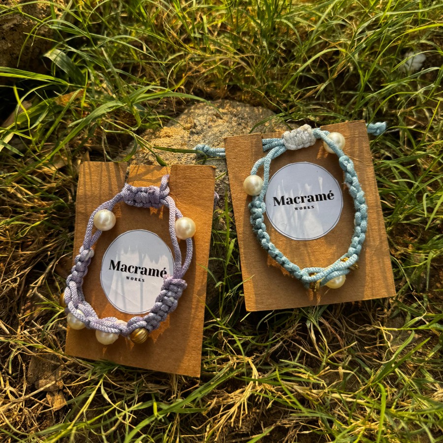 Three Wishes Duo Set - Macrame Hand band