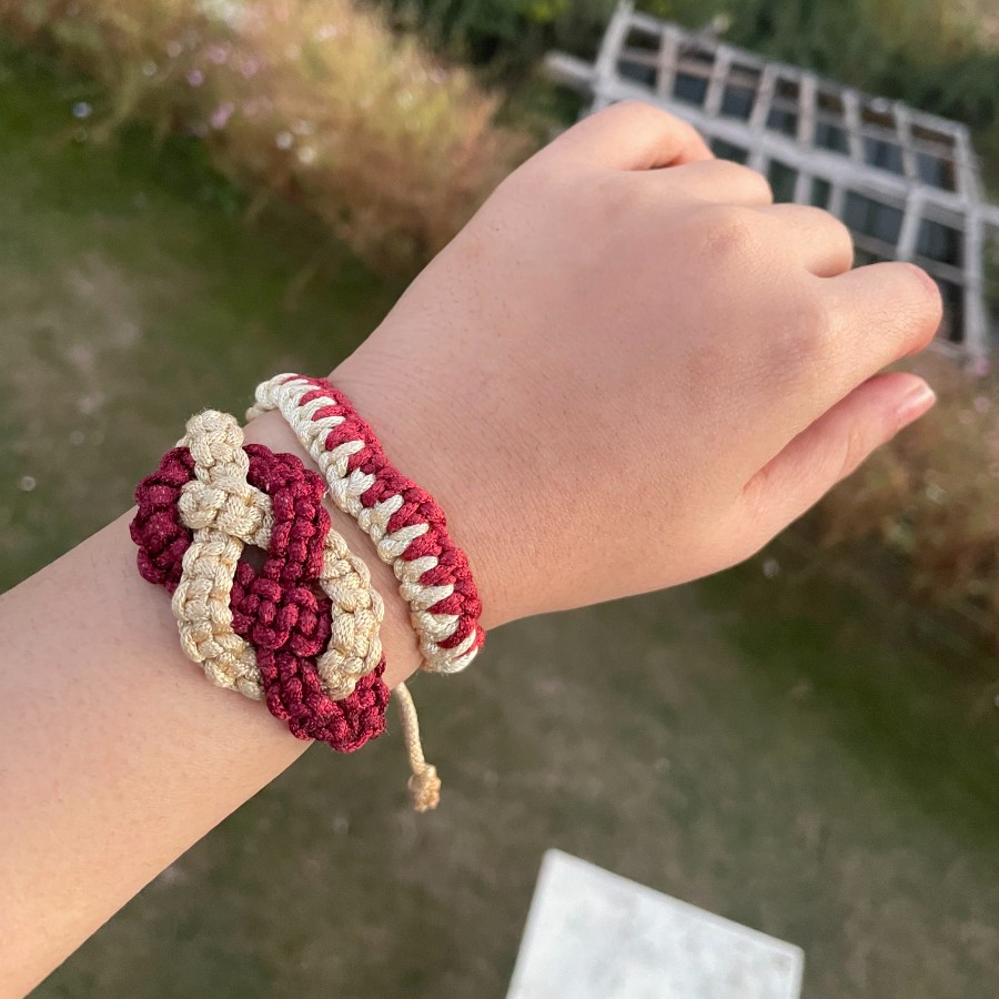 Rose Dune & Infinity Knot Duo Set 