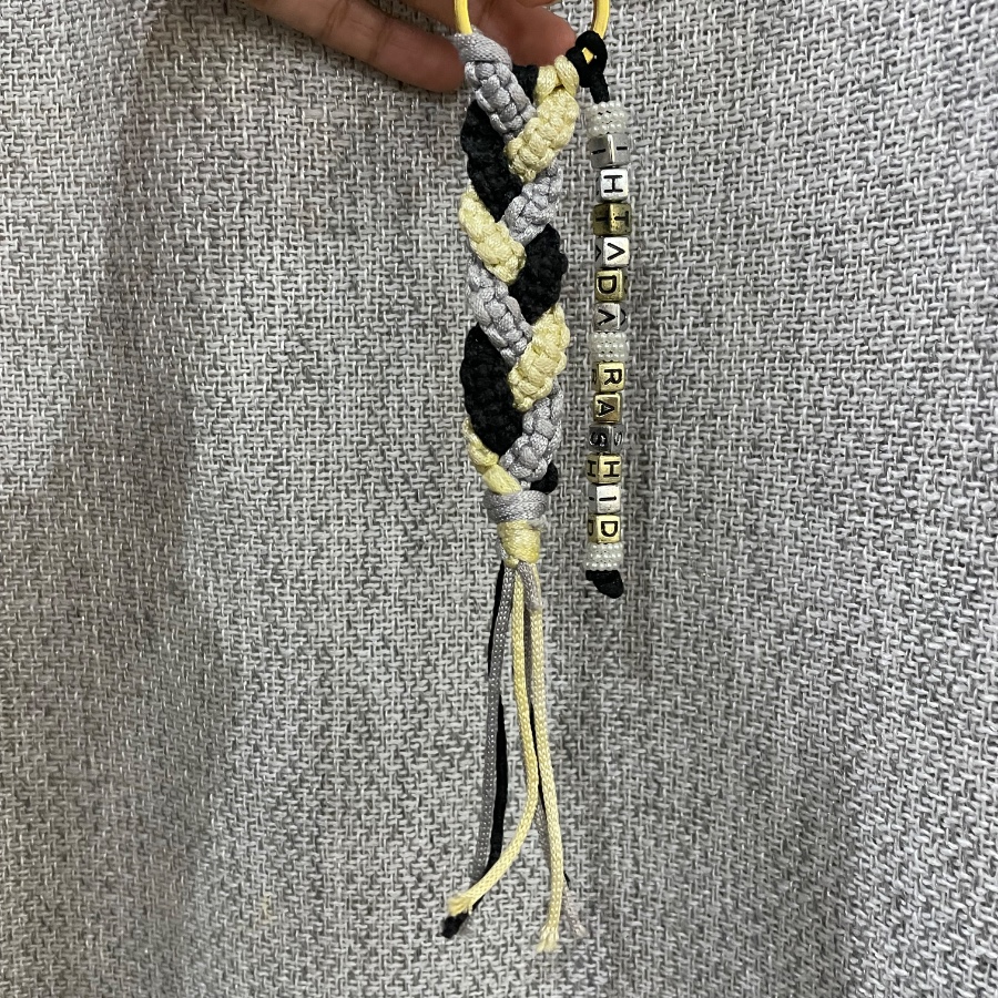 Knot & Love - Personalized Macrame Keychain