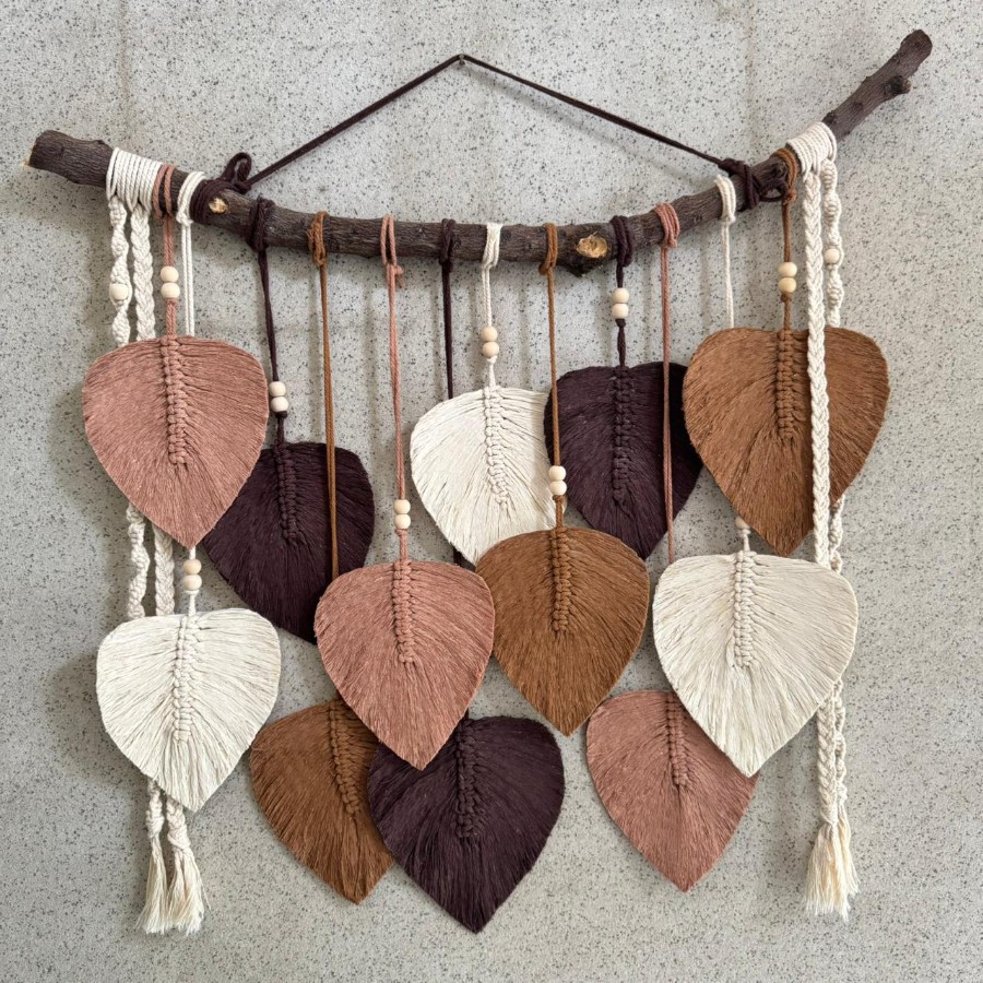 Whispers of Autumn - Macrame Wall Decor