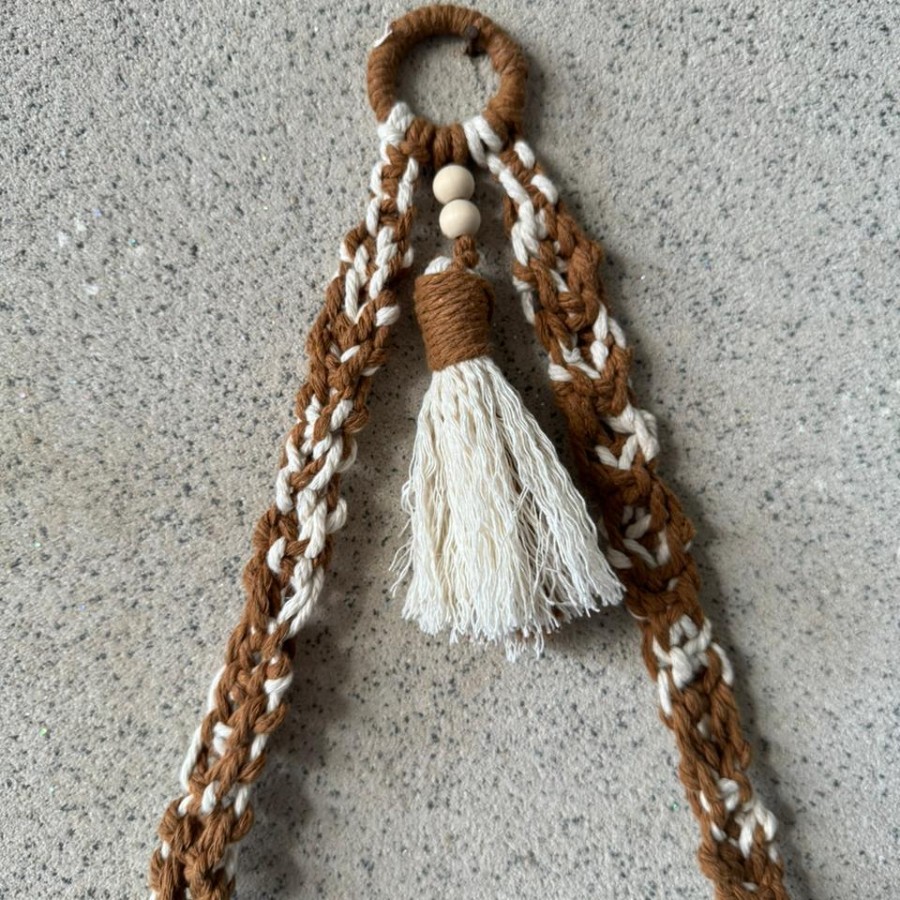 Terra Weave Macramé Towel Hanger