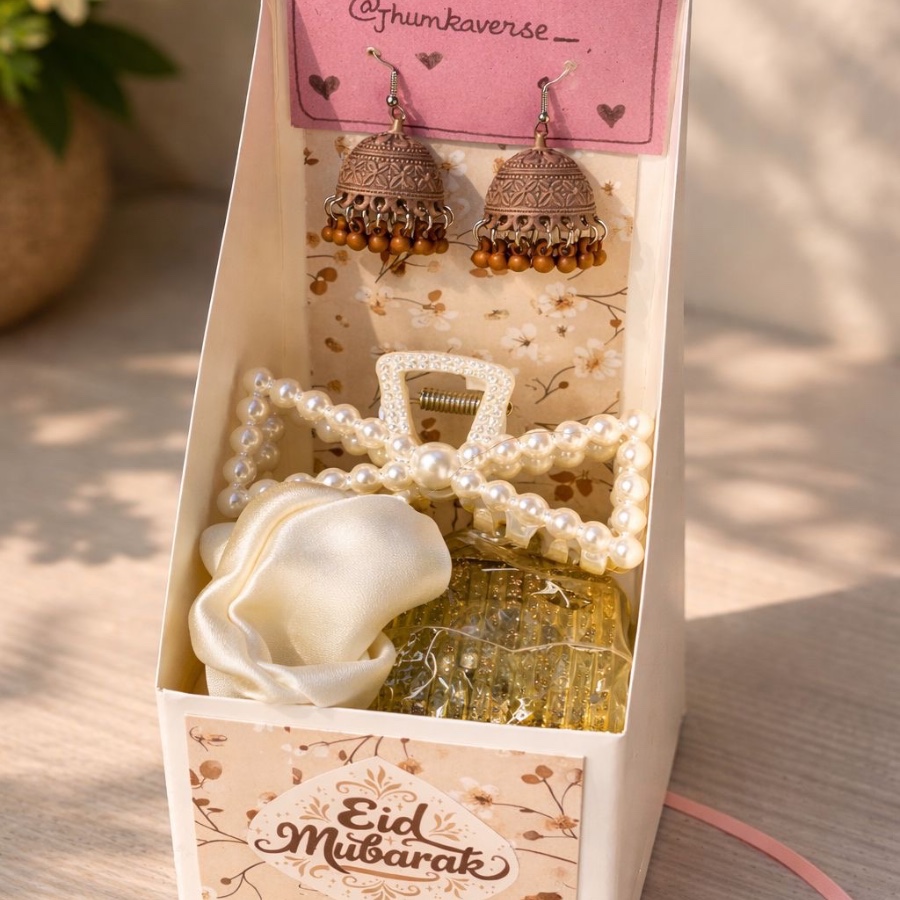 Eid Gift Hamper - Ivory & Gold 