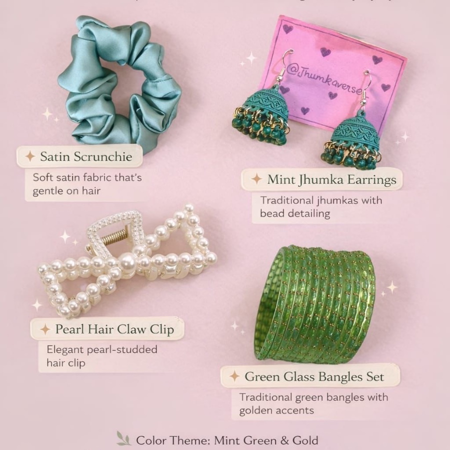 Eid Gift Hamper - Mint Green