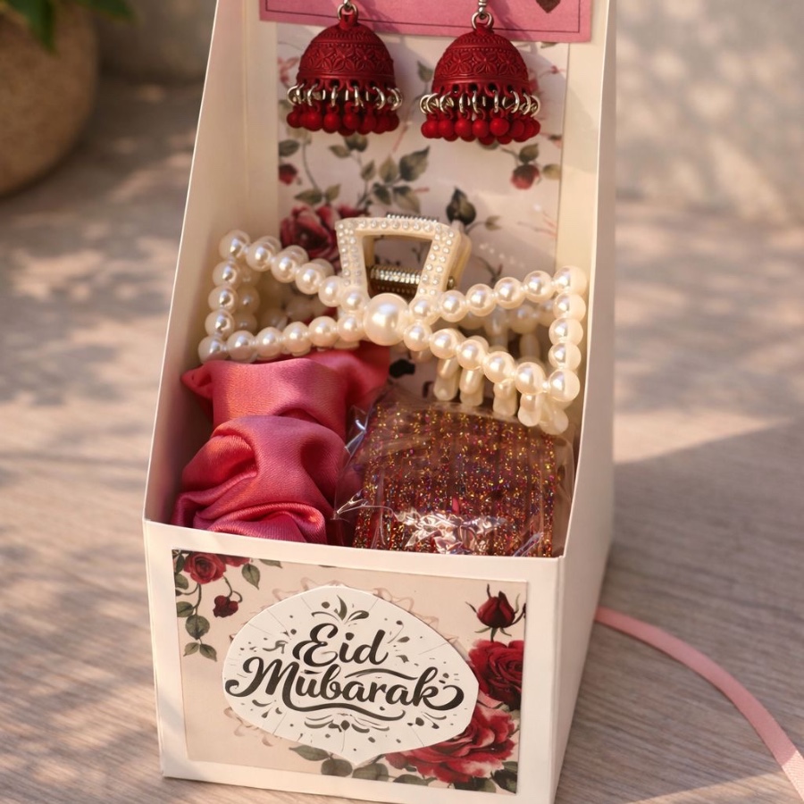Eid Gift Hamper - Rose Red