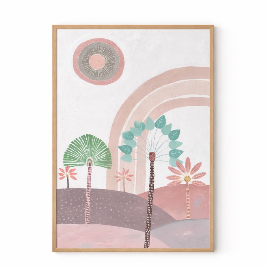Hand Painted Artwork - Earthy Eden