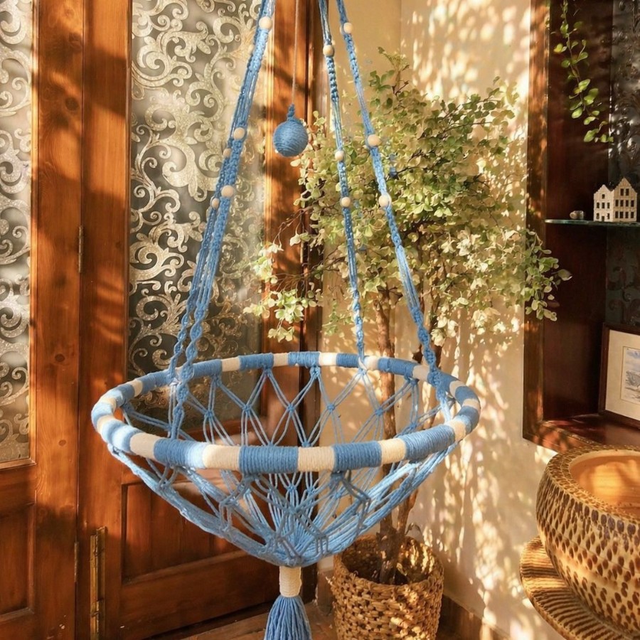 BreezePaws Macramé Cat Swing