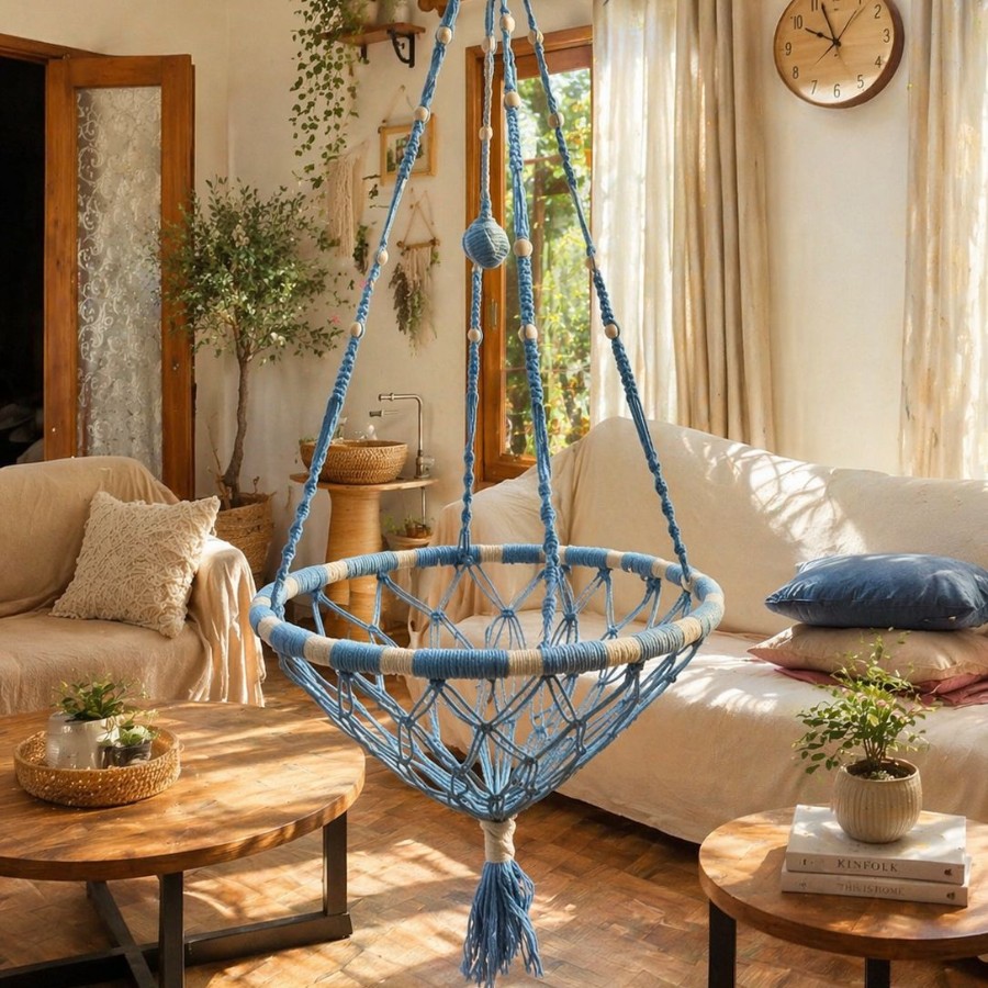 BreezePaws Macramé Cat Swing