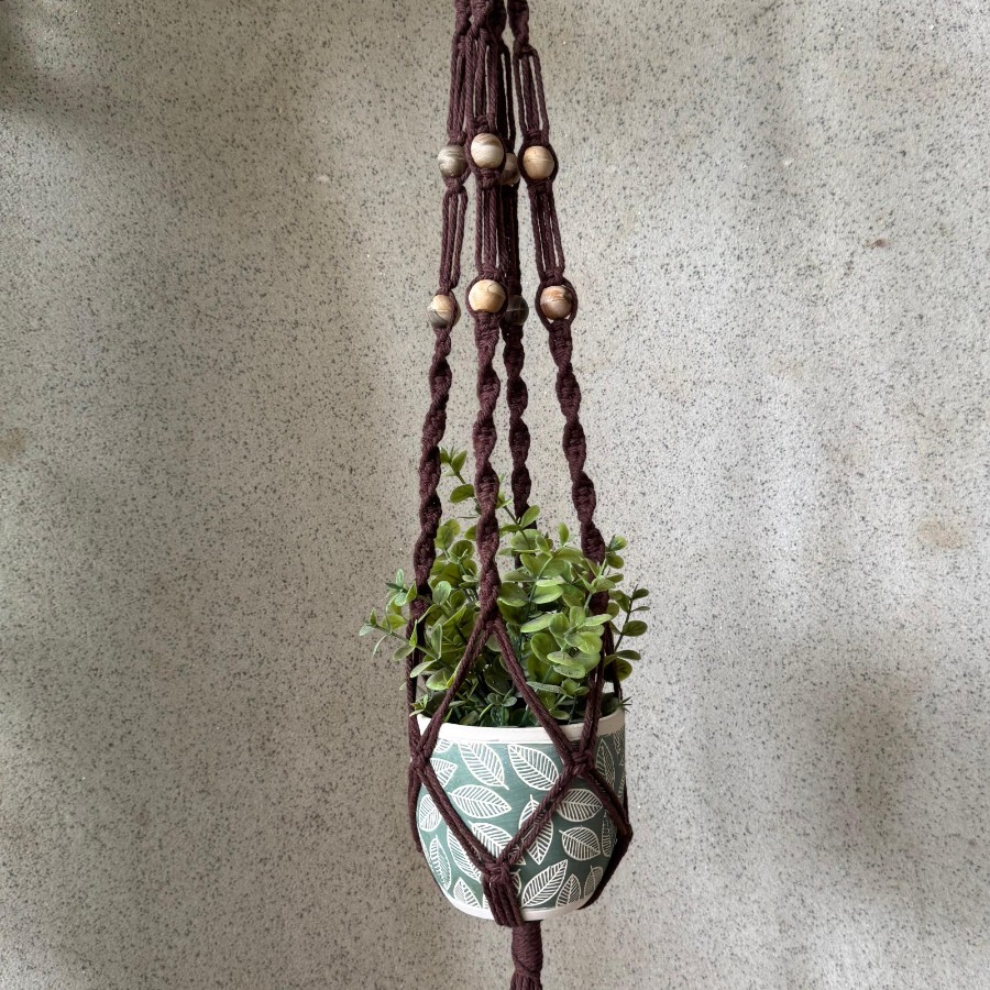 Umber Knot - Macramé Plant Hanger